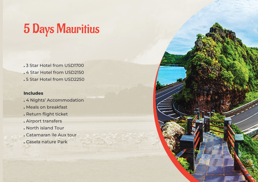 Tour 5 Days Mauritius